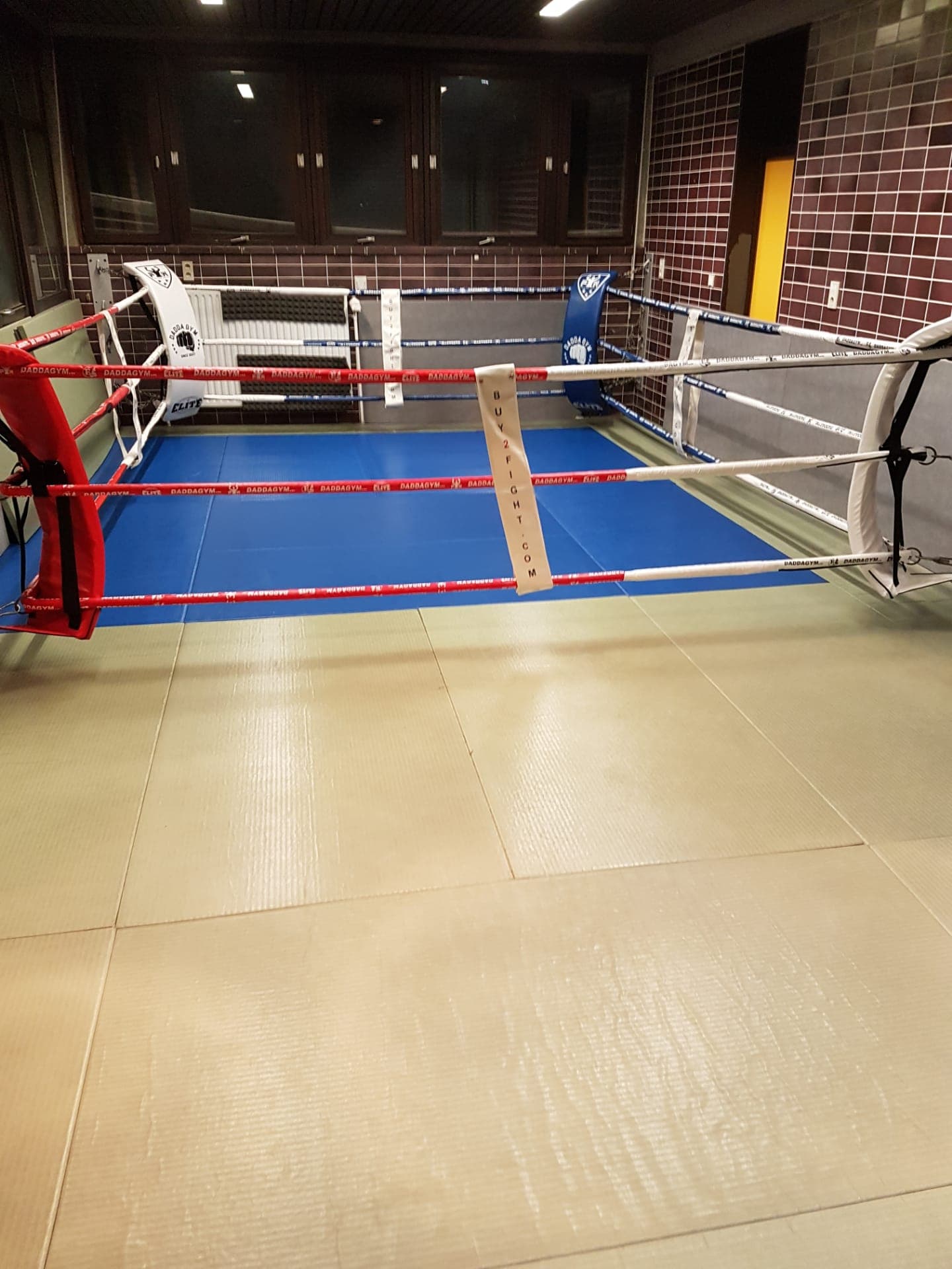 Boksring en trainingsmatten in Saidgym